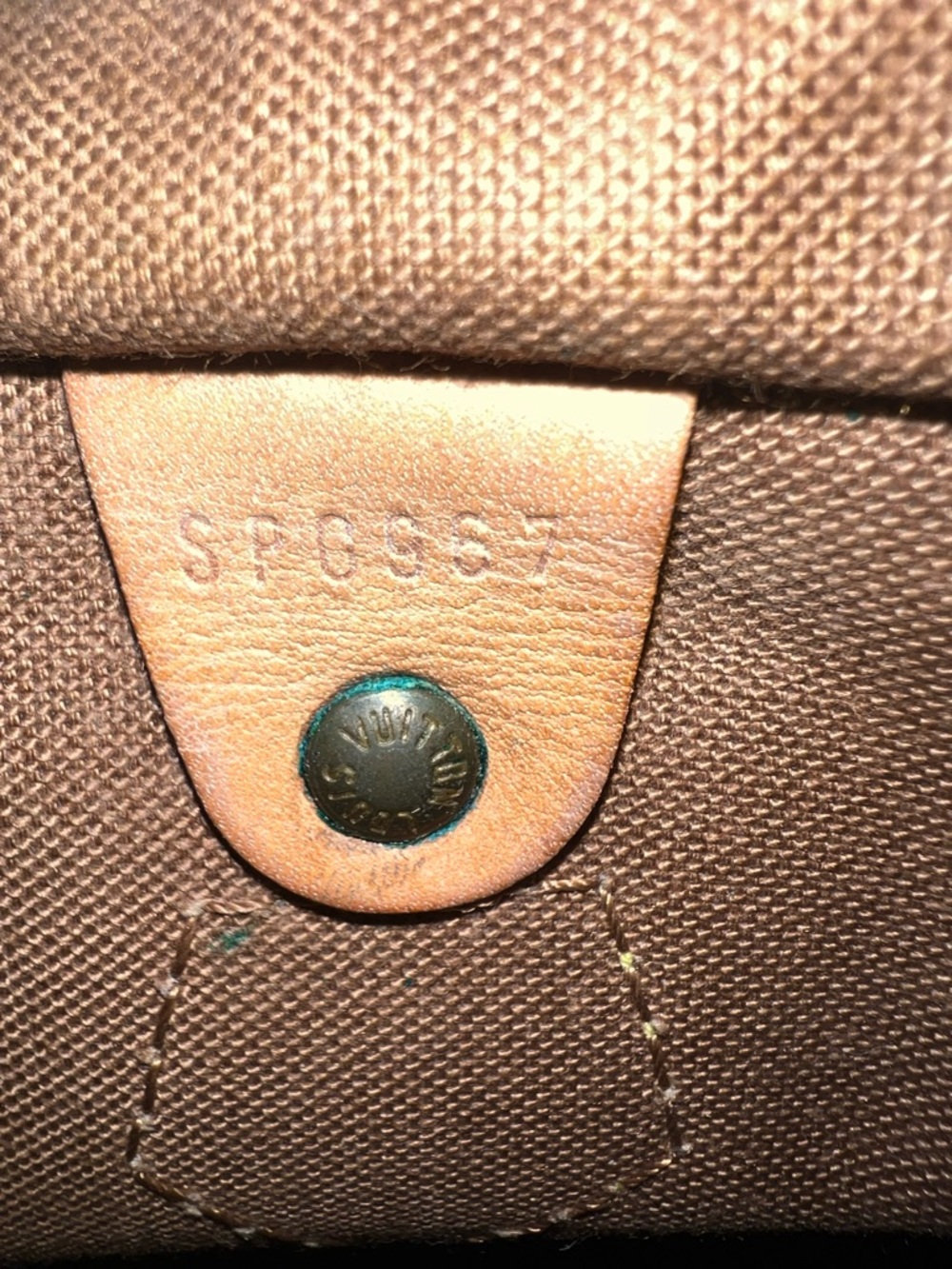 Authentic Louis Vuitton Monogram Speedy 30 Vintage 1997 SP0987 Top Handle Bag - Picture 14 of 15